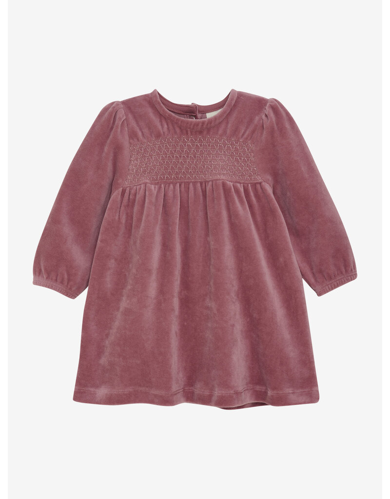 En Fant Dress Velour Nostalgia Rose