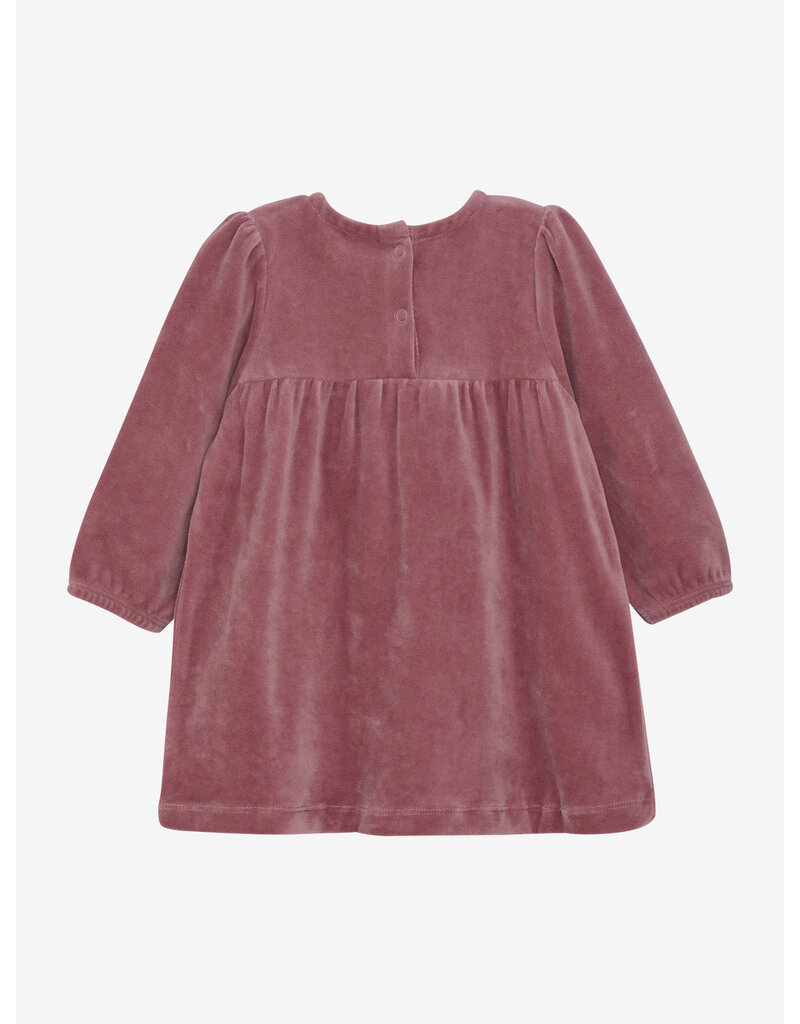 En Fant Dress Velour Nostalgia Rose