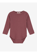 En Fant Body LS Pointelle Roan Rouge
