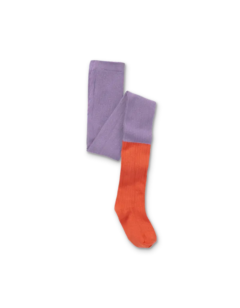 Sproet & Sprout Tights colourblock lavender