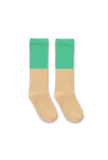 Sproet & Sprout Socks colourblock vivid green