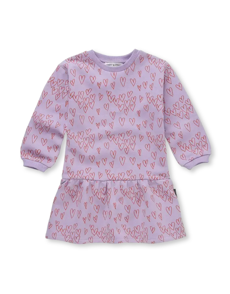 Sproet & Sprout Dress hearts print