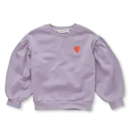 Sproet & Sprout Sweatshirt puff sleeves heart