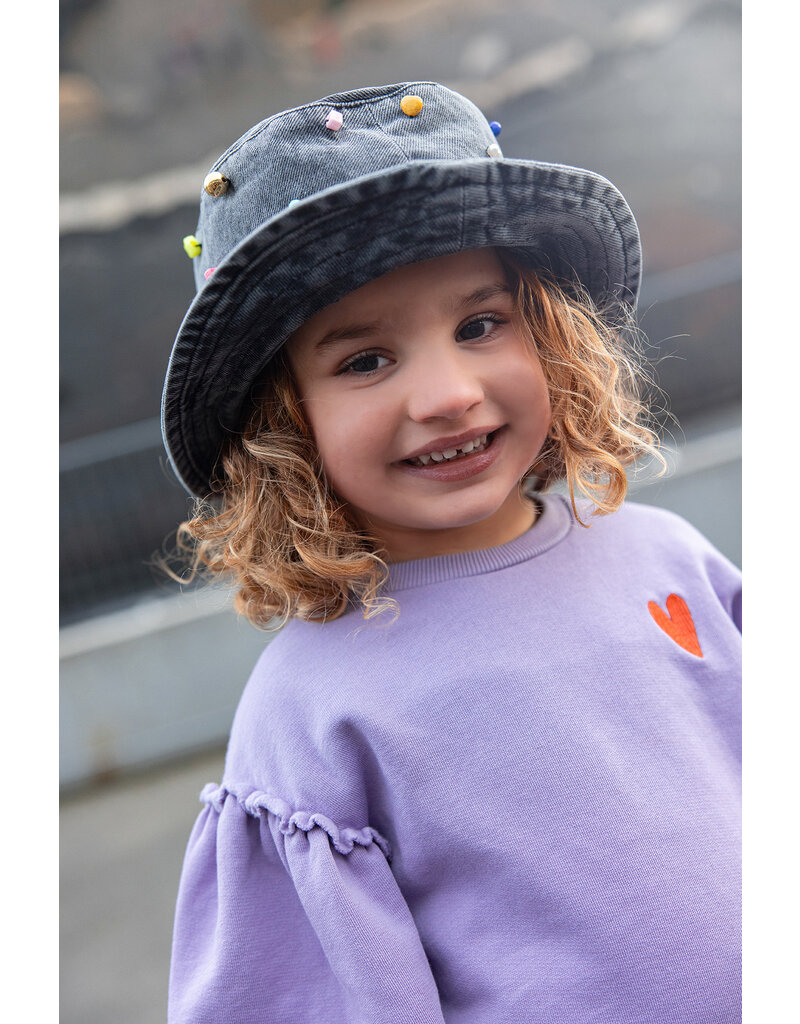 Sproet & Sprout Sweatshirt puff sleeves heart