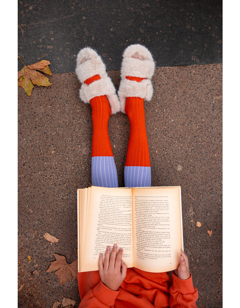 Sproet & Sprout Tights colourblock lavender