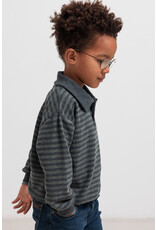 MarMar Copenhagen Thanos Polo Forest Stripe Melange