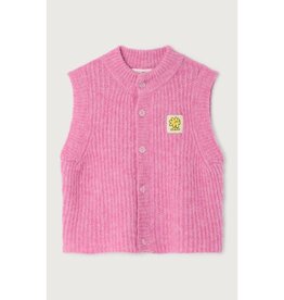 American Vintage East Wool Vest Rose Bubble Chine