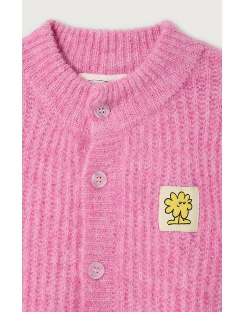American Vintage East Wool Vest Rose Bubble Chine