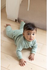 Feetje Wafelpyjama Groen Melange