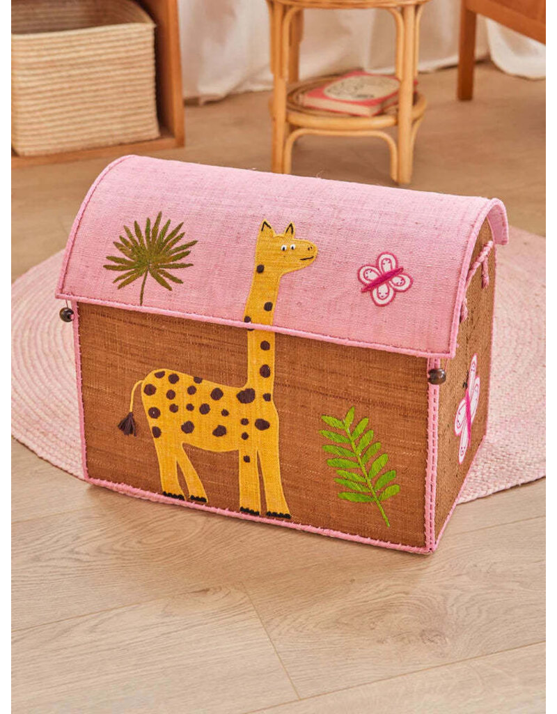Rice Middelgroot Raffia Opberghuis Wildlife