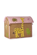 Rice Middelgroot Raffia Opberghuis Wildlife