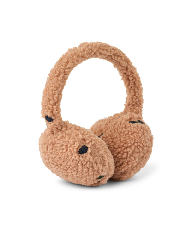 Liewood Albero Pile Earwarmers Berry/Pale tuscany