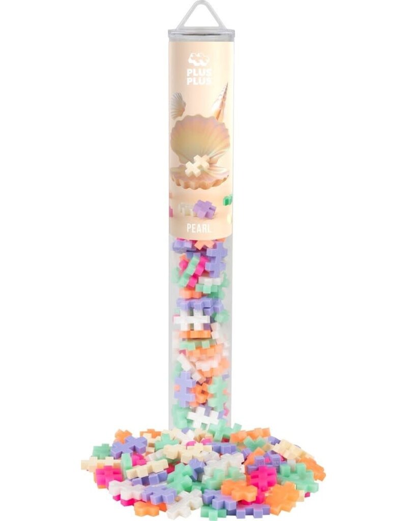 Plus Plus Tube pearl Plus-Plus: 100 stuks