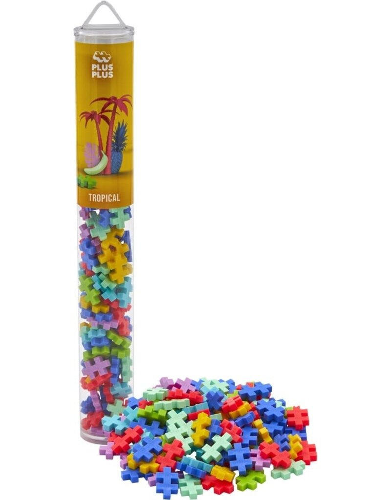 Plus Plus Tube tropical Plus-Plus: 100 stuks