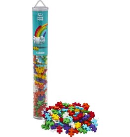 Plus Plus Tube regenboog Plus-Plus: 100 stuks