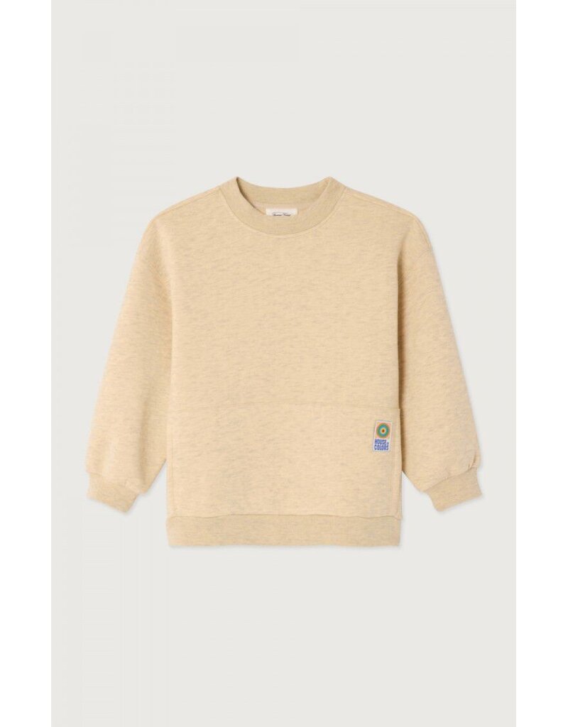 American Vintage Baptown Sweater Ice Flottante Surteint