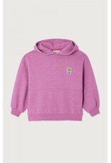 American Vintage Baptown Hoodie Sweater Rose Indien Surteint