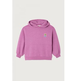 American Vintage Baptown Hoodie Sweater Rose Indien Surteint