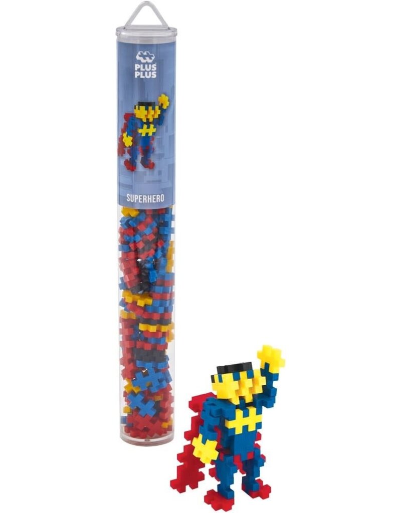Plus Plus Tube superheld Plus-Plus: 100 stuks