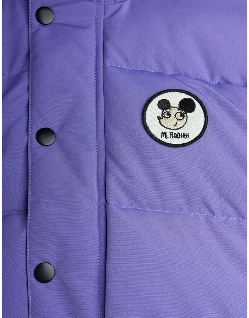 Mini Rodini Ritzratz patch puffer Purple