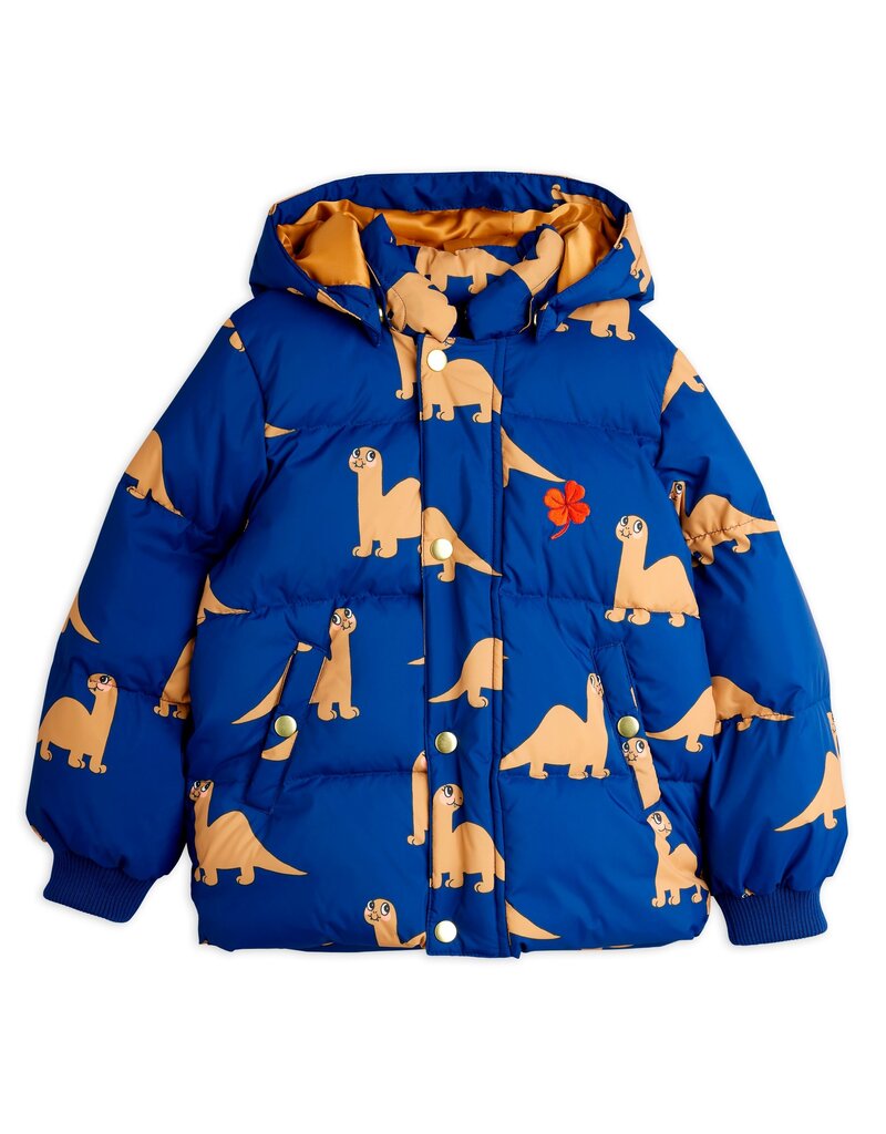 Mini Rodini Dinos aop hooded puffer