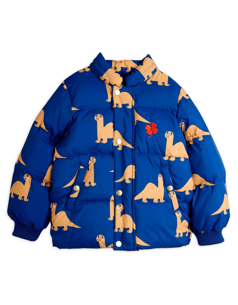 Mini Rodini Dinos aop hooded puffer