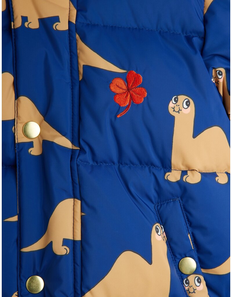 Mini Rodini Dinos aop hooded puffer