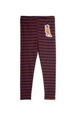 Mini Rodini Stripe bird patch leggings