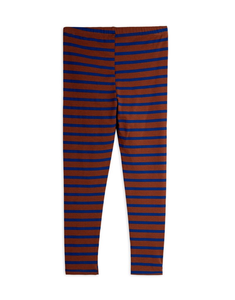 Mini Rodini Stripe bird patch leggings