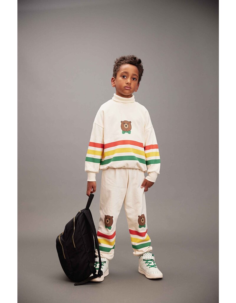 Mini Rodini Bear stripe sweatshirt