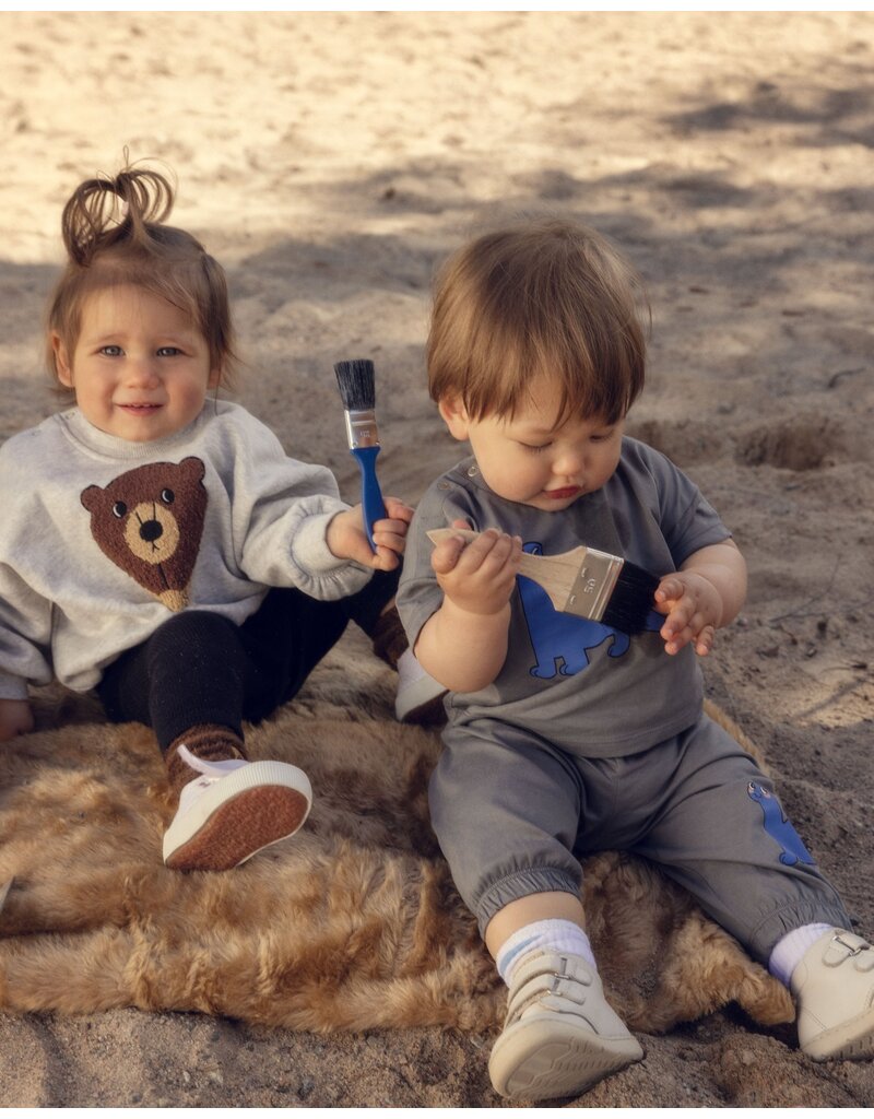 Mini Rodini Bear chenille sweatshirt