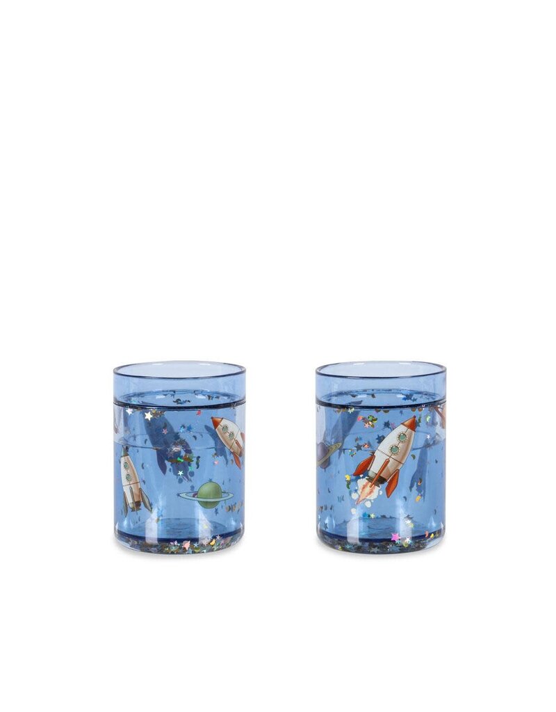 Konges Sløjd 2 Pack Glitter Cups Outer Space