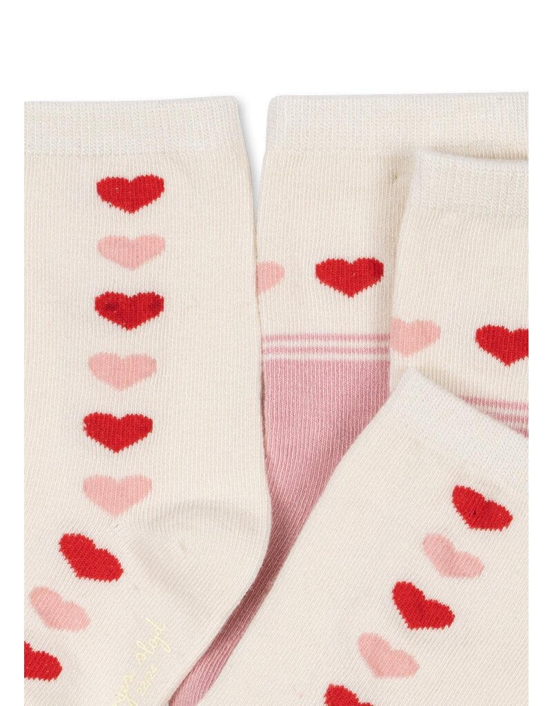 Konges Sløjd 2 Pack Jaquard Socks Heart