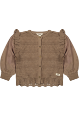 Baje Studio Morgins Cardigan Brown Cacao