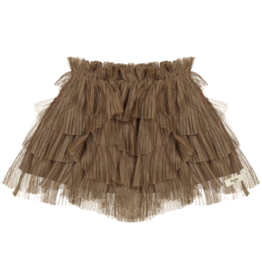Baje Studio Novai Skirt Brown Cacao