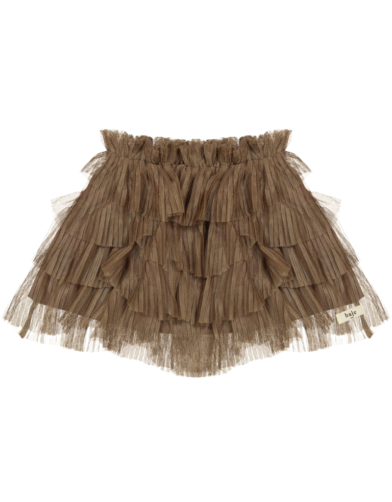 Baje Studio Novai Skirt Brown Cacao