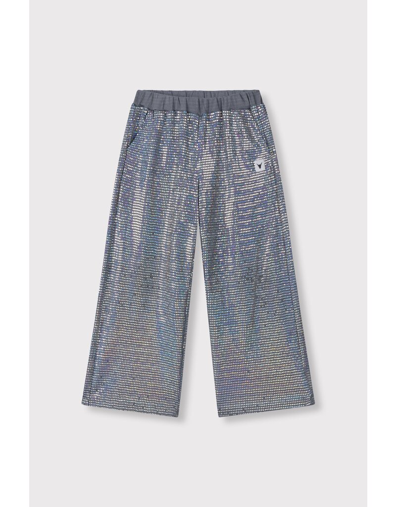 Alix the Label kids knitted wide leg sparkle pants