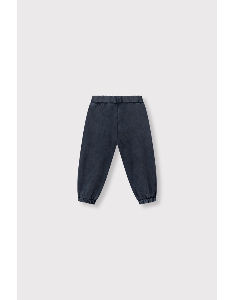 Alix the Label baby knitted bull logo pants charcoal grey