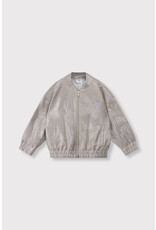 Alix the Label kids knitted silver bomber