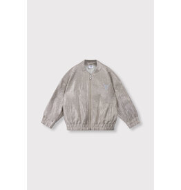 Alix the Label kids knitted silver bomber