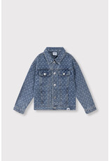 Alix the Label kids woven bull denim jacket