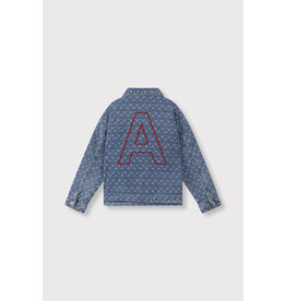Alix the Label kids woven bull denim jacket
