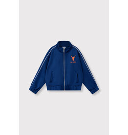 Alix the Label kids knitted training jacket intense blue