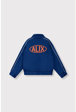 Alix the Label kids knitted training jacket intense blue