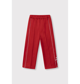 Alix the Label kids knitted wide leg pants bright red