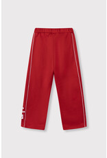 Alix the Label kids knitted wide leg pants bright red
