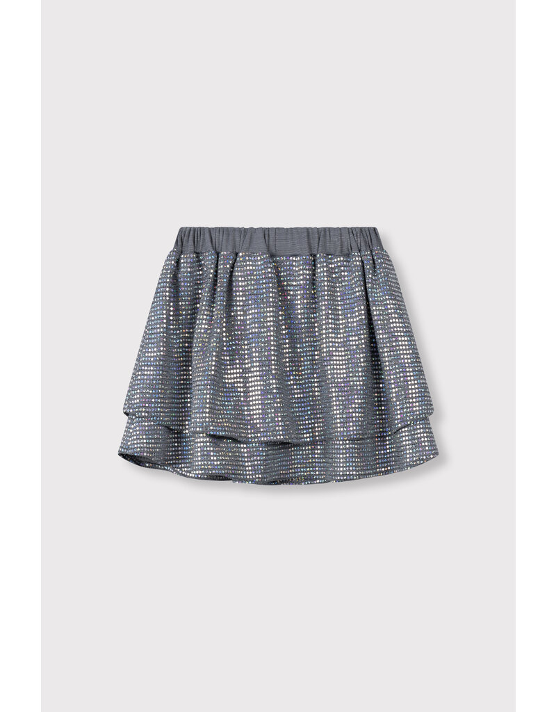 Alix the Label kids knitted sparkle skirt