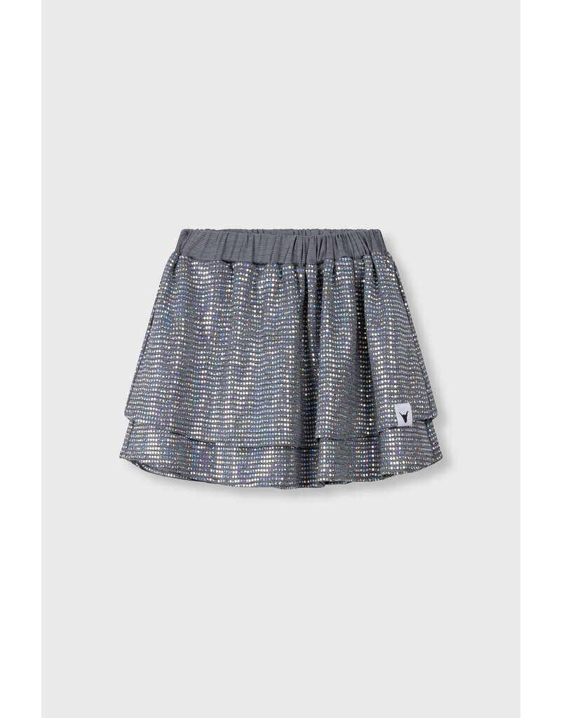 Alix the Label kids knitted sparkle skirt