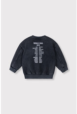 Alix the Label baby knitted alix on tour sweater charcoal grey
