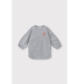Alix the Label kids knitted sweater dress soft grey